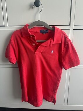 Polo by Ralph Lauren Boys Bright Red Short-Sleeve Polo